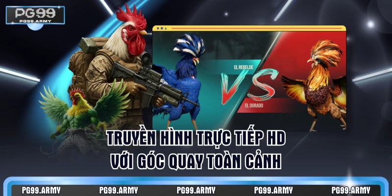 Truyền hình trực tiếp HD với góc quay toàn cảnh